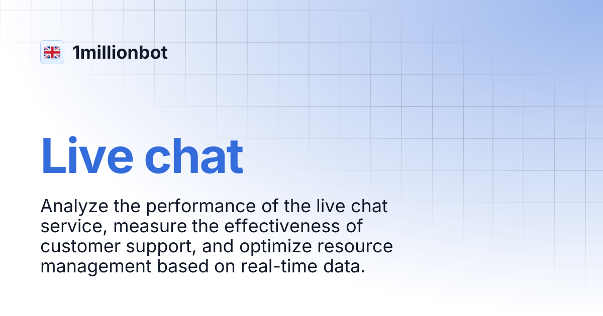 Live chat | 1millionbot